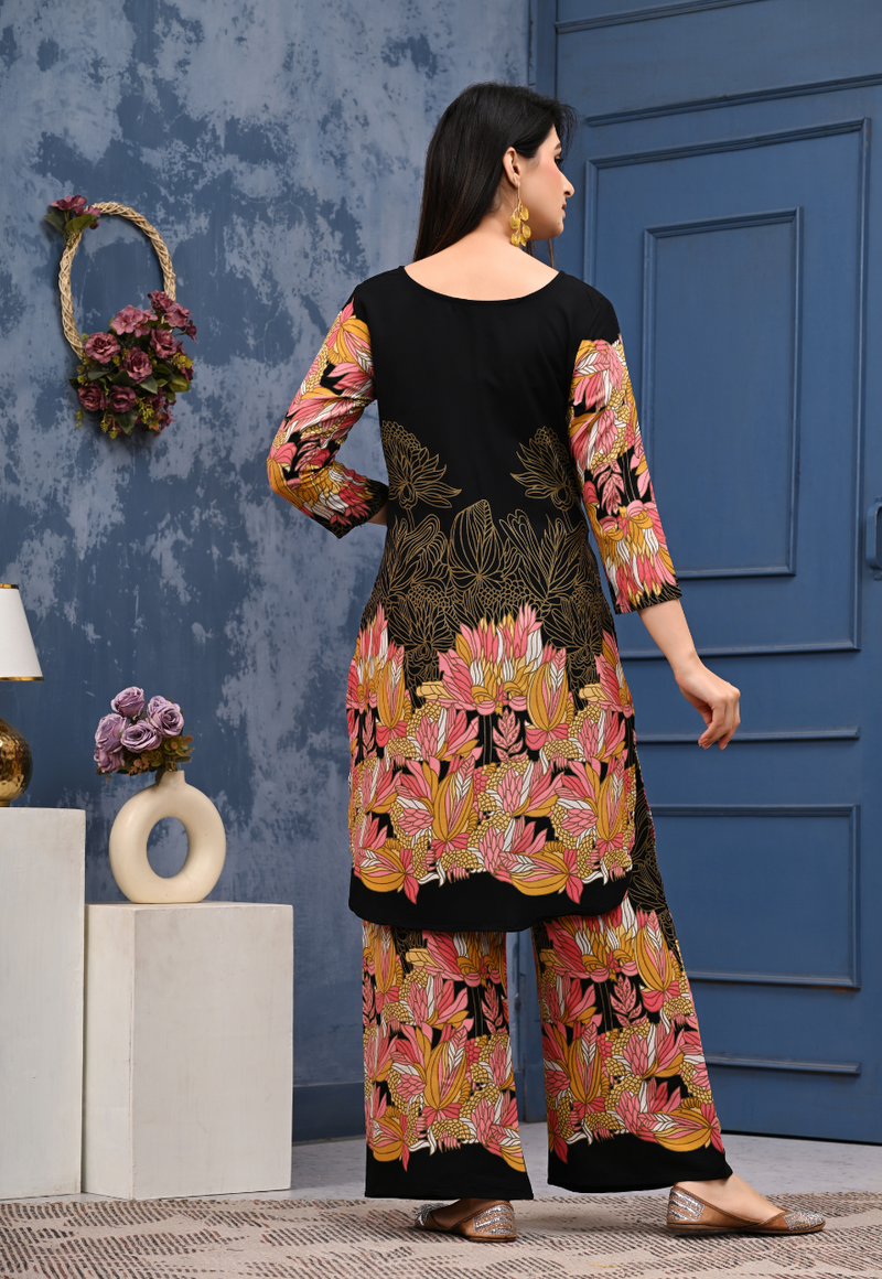 Classic Printed Coord Set for Daily and Casual Wear