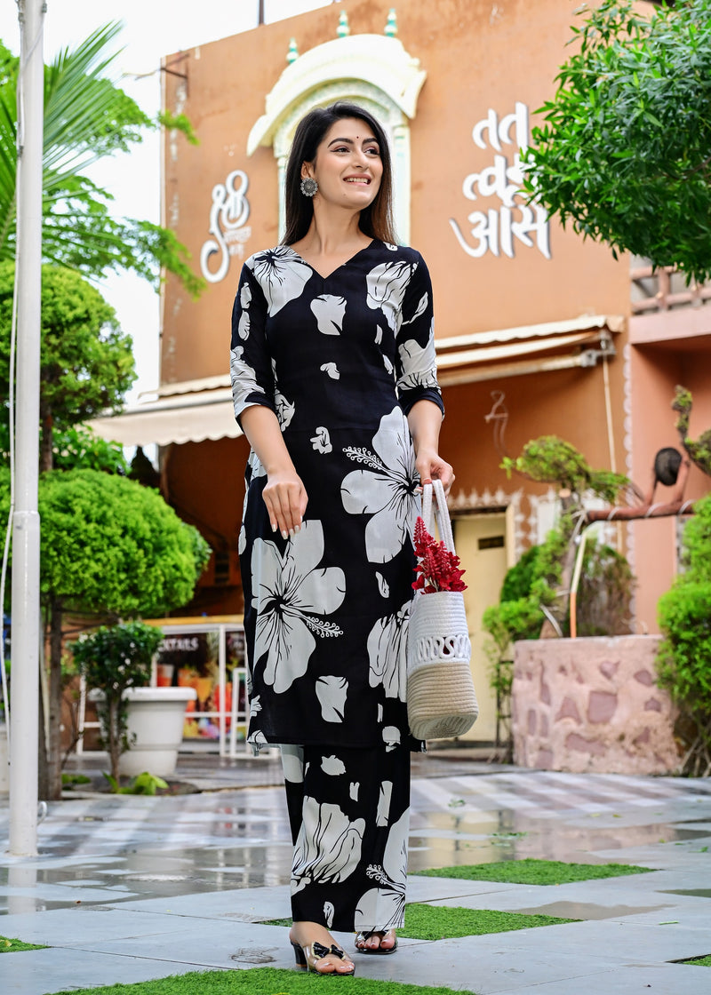 Classic Printed Coord Set for Daily and Casual Wear