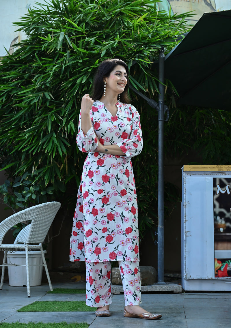 Classic Printed Coord Set for Daily and Casual Wear