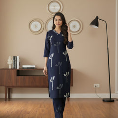 Classic Printed Coord Set for Daily and Casual Wear