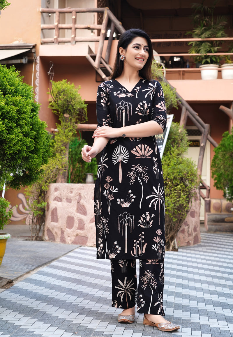 Classic Printed Coord Set for Daily and Casual Wear