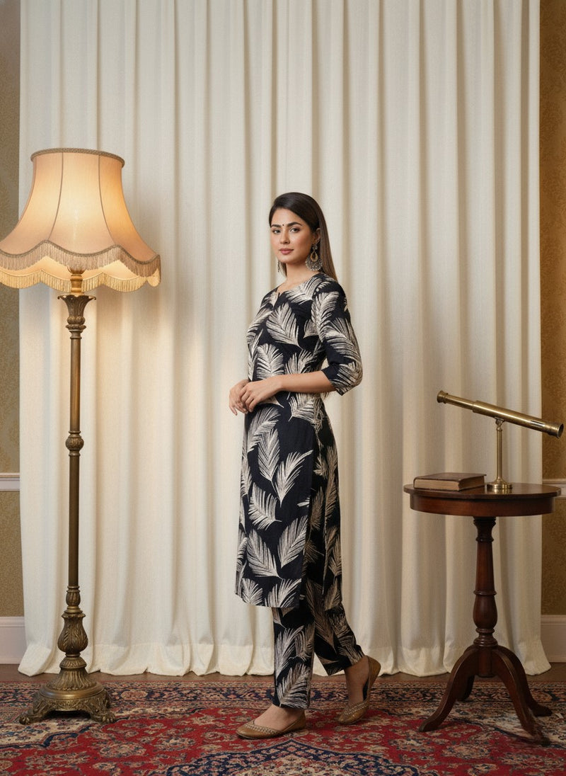 lassic Printed Coord Set for Daily and Casual Wear