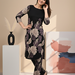 Classic Printed Coord Set for Daily and Casual Wear