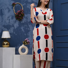 Classic Printed Coord Set for Daily and Casual Wear