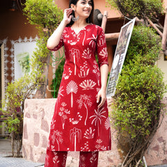 Classic Printed Coord Set for Daily and Casual Wear