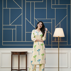 Classic Printed Coord Set for Daily and Casual Wear