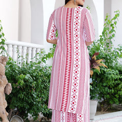 Classic Printed Coord Set for Daily and Casual Wear