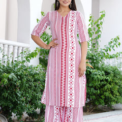 Classic Printed Coord Set for Daily and Casual Wear