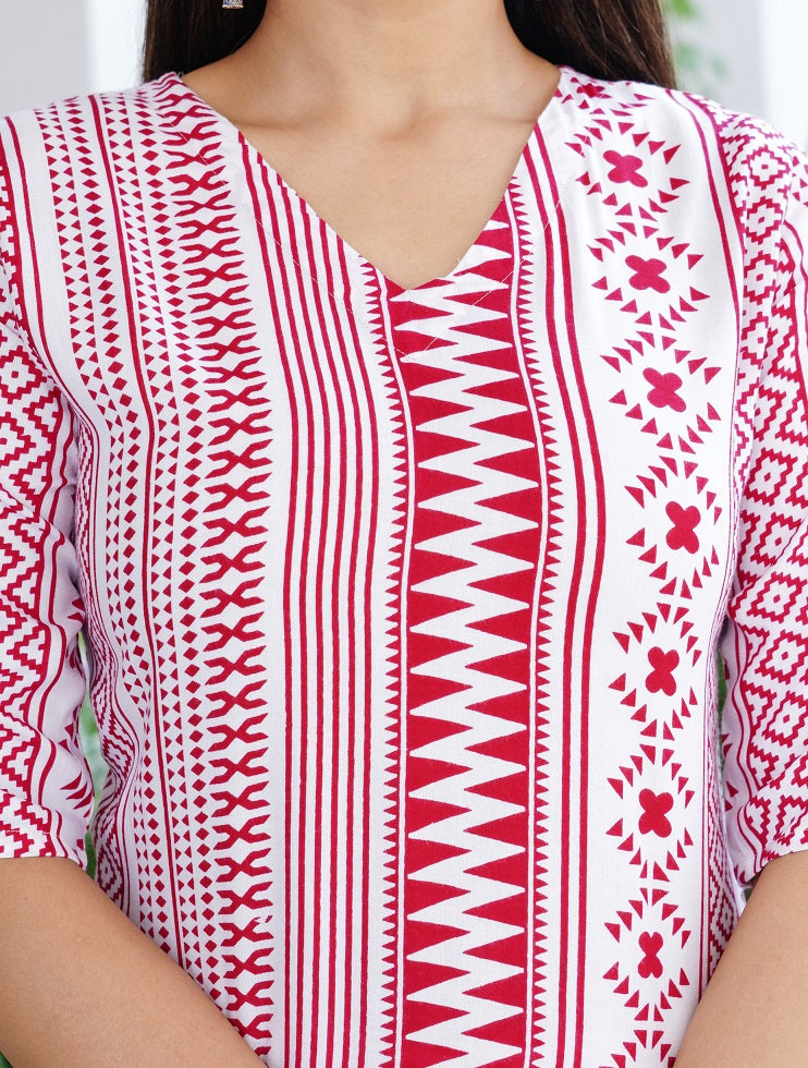 Classic Printed Coord Set for Daily and Casual Wear