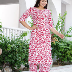 Classic Printed Coord Set for Daily and Casual Wear