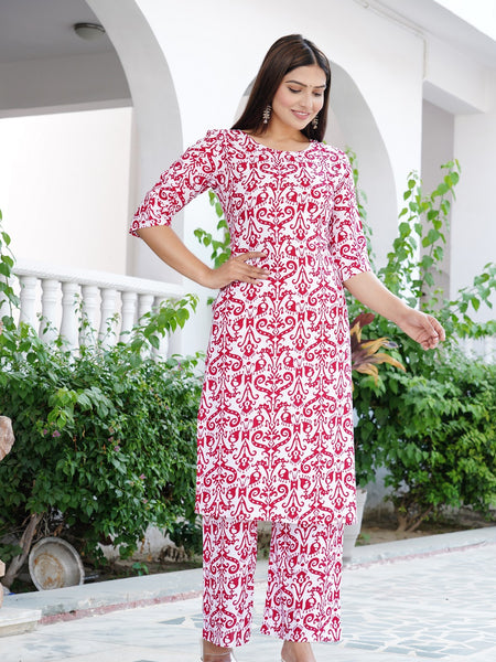 Classic Printed Coord Set for Daily and Casual Wear