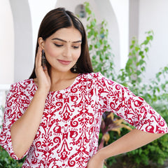 Classic Printed Coord Set for Daily and Casual Wear