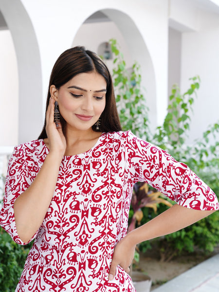 Classic Printed Coord Set for Daily and Casual Wear